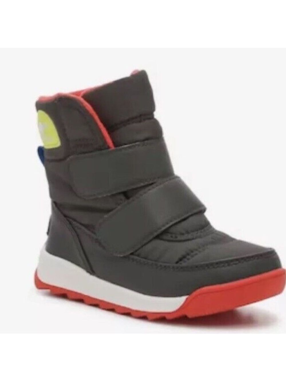 Size 4 Toddler Sorel Kids' Black and Red Winter Boots